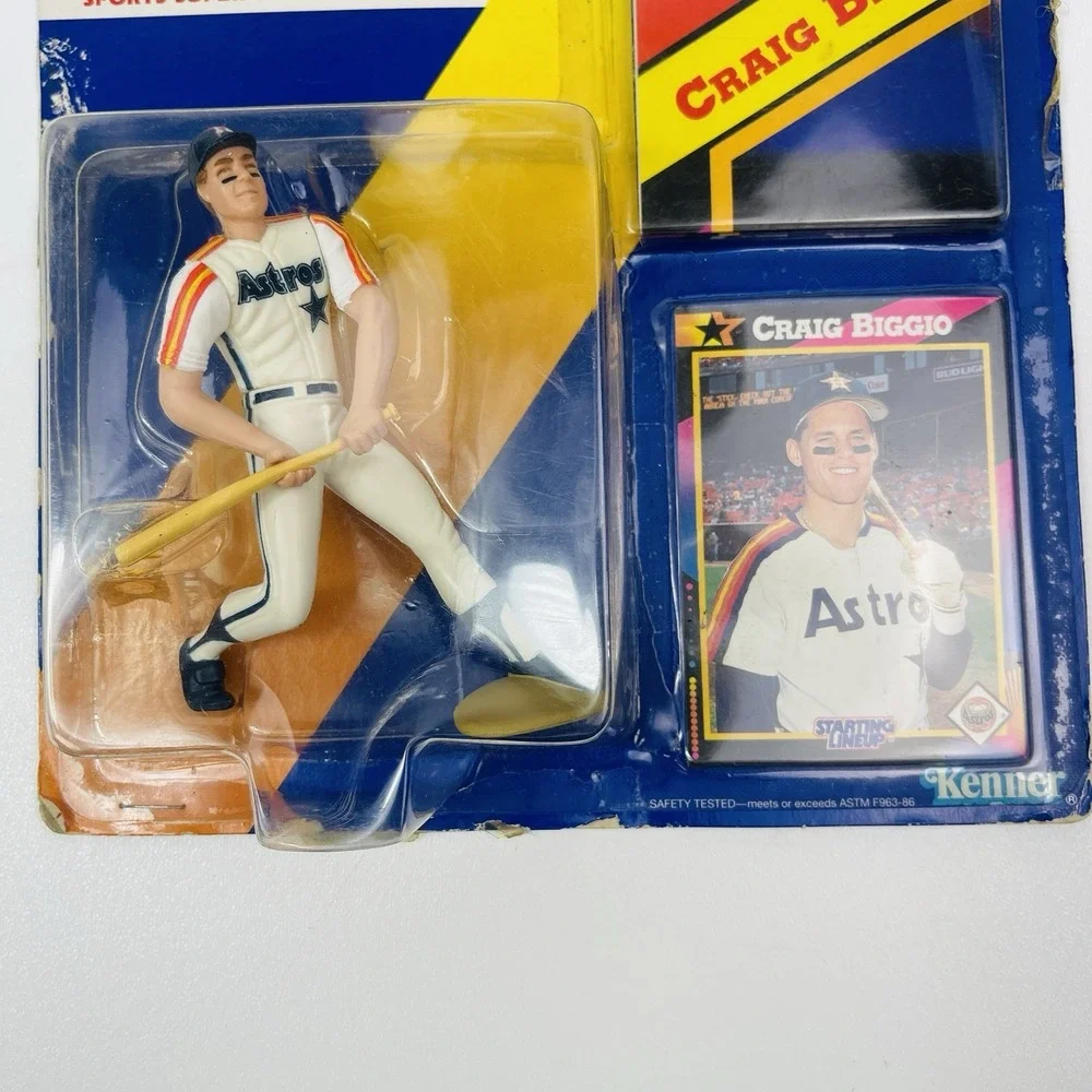1992 Kenner Starting Lineup Figurine Craig Biggio Houston Astros New #0922